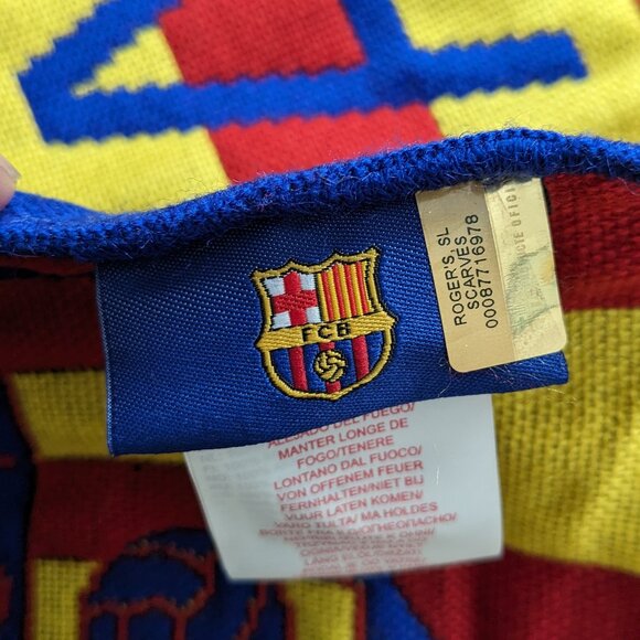 COPY - FC Barcelona Scarf Spain Football Soccer Club FCB Red Blue - Picture 3 of 5